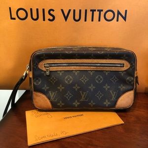 Authentic Louis Vuitton Marly Dragonne Wristlet